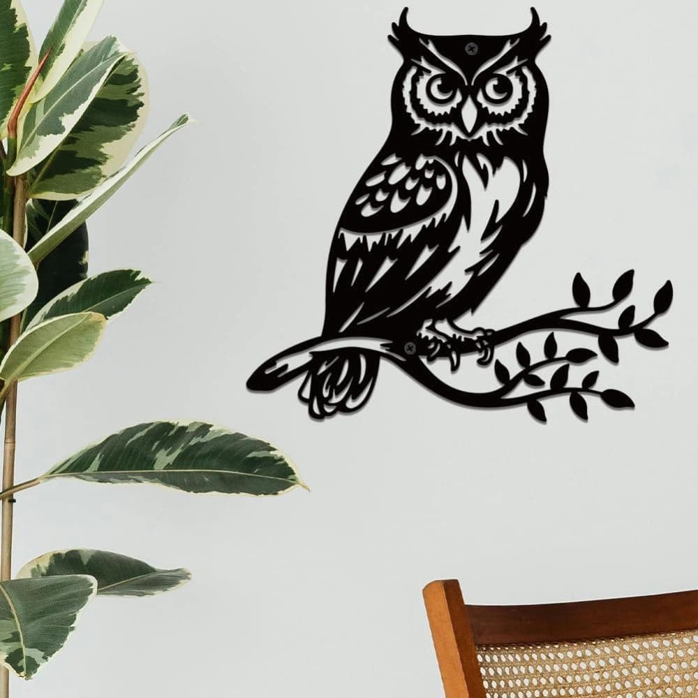Owl Metal Wall Decor WD05OL